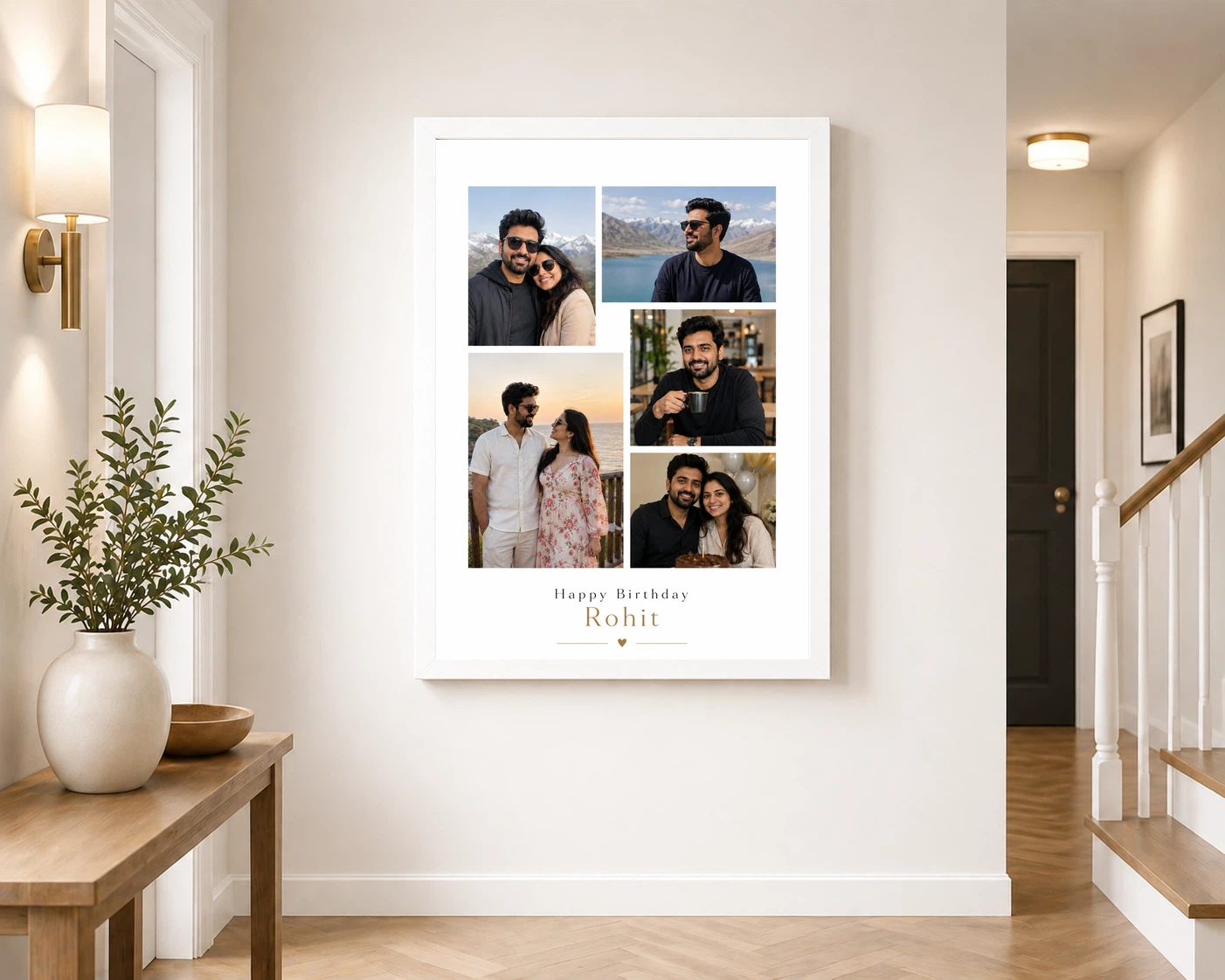 Photo Frame for Husband Birthday Gift Romantic Design 6 Photo Frame for Husband Birthday Gift Romantic Design - Image 6