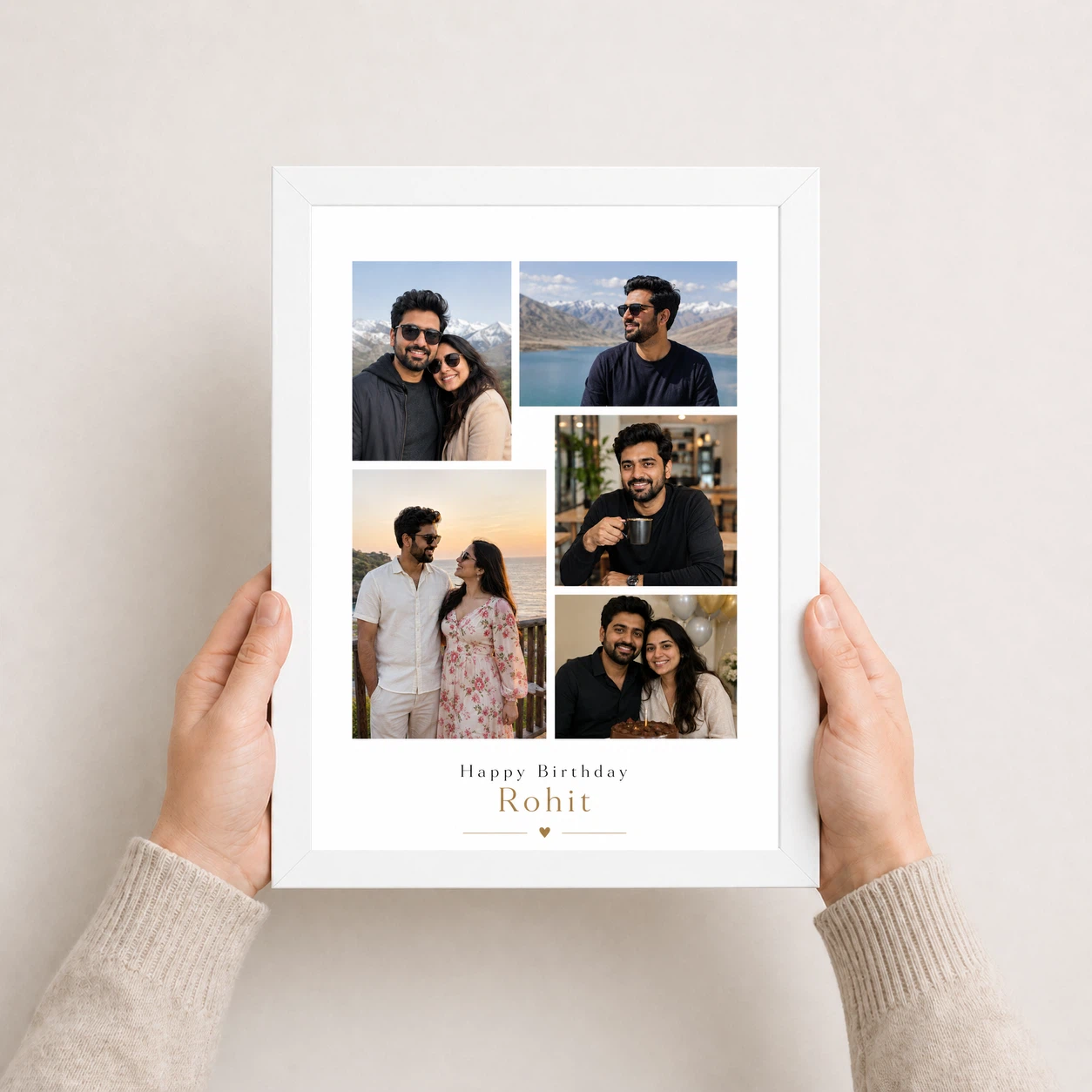 Photo Frame for Husband Birthday Gift Romantic Design 7 Photo Frame for Husband Birthday Gift Romantic Design - Image 7