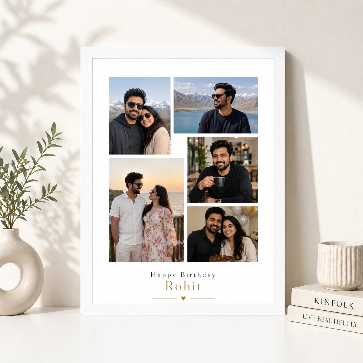 Photo Frame for Husband Birthday Gift Romantic Design 8 Photo Frame for Husband Birthday Gift Romantic Design - Image 8