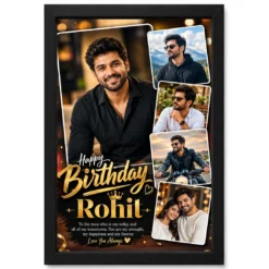 Photo Frame for Husband Birthday Premium Couple Design