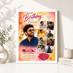 Photo Frame Gift for Boyfriend Birthday My Love Design 15 photo frame gift for boyfriend birthday my love white 4