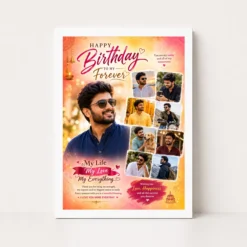 Photo Frame Gift for Boyfriend Birthday My Love Design 12 photo frame gift for boyfriend birthday my love white main