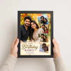 Photo Frame Gift for Boyfriend Birthday Personalised Name 10 photo frame gift for boyfriend birthday personalized name black 3