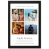 photo frame gift for couple black gold luxury premium photo frame 03 black main