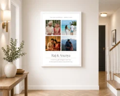 photo frame gift for couple black gold luxury premium photo frame 03 white 2