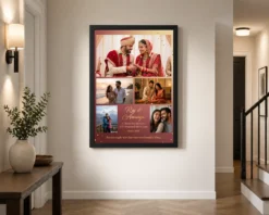 Alternative view of Photo Frame Gift for Couple Romantic Love Art Premium Photo Frame
