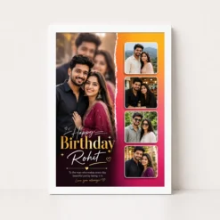 photo frame husband birthday wishes white main