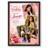 romantic birthday collage photo frame for girlfriend personalized a4 photo black main