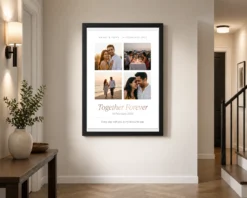 Alternative view of Romantic Couple Photo Frame Red Rose Bold Love Anniversary Photo Frame