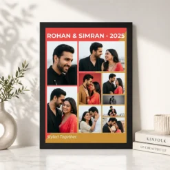 stylish collage photo frame design modern minimalist multi photo frame 01 black 4