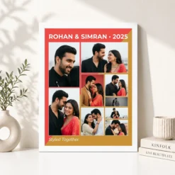 stylish collage photo frame design modern minimalist multi photo frame 01 white 4