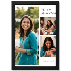 Stylish Collage Photo Frame Design Pastel Trendy Photo Layout Photo Frame