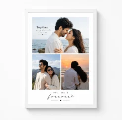 together favorite place you me forever couple frame white main