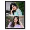two photo collage frame beautiful girl landscape duo gift india 12 black main