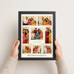 wall photo frame collage large living room memory display photo frame 01 black 3