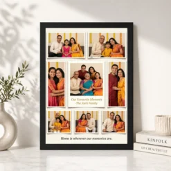 wall photo frame collage large living room memory display photo frame 01 black 4