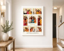 wall photo frame collage large living room memory display photo frame 01 white 2