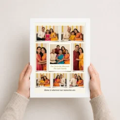 wall photo frame collage large living room memory display photo frame 01 white 3