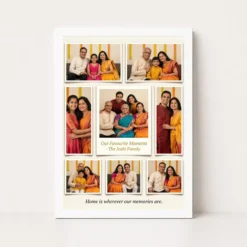 wall photo frame collage large living room memory display photo frame 01 white main