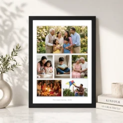 Wall Photo Frame Collage Modern Black White Elegant Display Photo Frame 11 wall photo frame collage modern black white elegant display photo frame 03 black 4