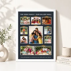 wall photo frame collage rustic vintage farmhouse memories photo frame 02 white 4