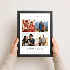 Wedding Anniversary Art Deco Couple Moonlit Romance Love Photo Frame 10 wedding anniversary art deco couple moonlit romance love photo frame 03 black 3