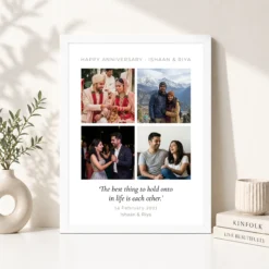 wedding anniversary pastel blue love verse heartfelt couple photo frame 03 white 4