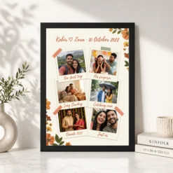 Wedding Anniversary Polaroid Couple Candid Vintage Memories Photo Frame 11 wedding anniversary polaroid couple candid vintage memories photo frame 01 black 4