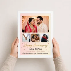 Wedding Anniversary Romantic Couple Portrait Love Illustration Photo Frame 14 wedding anniversary romantic couple portrait love illustration photo frame 01 white 3