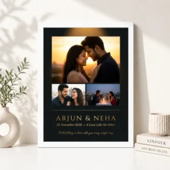 Wedding Anniversary Watercolor Couple Silhouette Romantic Love Photo Frame 15 wedding anniversary watercolor couple silhouette romantic love photo frame 02 white 4
