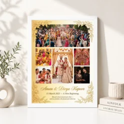 wedding couple frame design floral elegant romantic photo frame 01 white 4