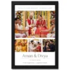 wedding couple frame design pastel watercolor dreamy love photo frame 03 black main