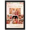 wedding couple photo frame romantic rose gold love memories photo frame 01 black main