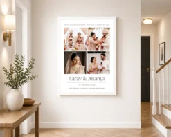 Wedding Photo Collage Frame Gold Script Timeless Love Photo Frame 13 wedding photo collage frame gold script timeless love photo frame 03 white 2