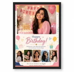 Wife Birthday Photo Frame Personalised Couple Memory