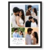 You and Me Always and Forever 5 Photo Couple Frame Wall Art 9 you and me always forever five photo couple frame black main