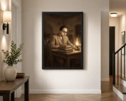 young ambedkar studying determination historical illustration 06 black 2