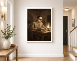 young ambedkar studying determination historical illustration 06 white 2