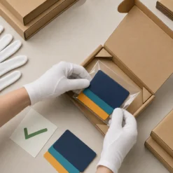 Custom PVC Business & Visiting Card Printing | ₹99 11 Protective packing for custom PVC business card delivery