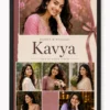 Personalized A4 romantic birthday collage frame for girlfriend in black frame