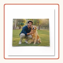 8×6 Inch Laminated Photo Print – complete print product view