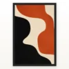 Abstract Minimalist Two Color Bold Blocks Contemporary Art Photo Frame 20 Abstract Minimalist Two Color Bold Blocks Contemporary Art Photo Frame mockup 1