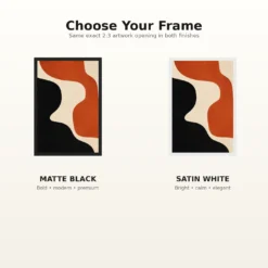 Abstract Minimalist Two Color Bold Blocks Contemporary Art Photo Frame 16 Abstract Minimalist Two Color Bold Blocks Contemporary Art Photo Frame mockup 7