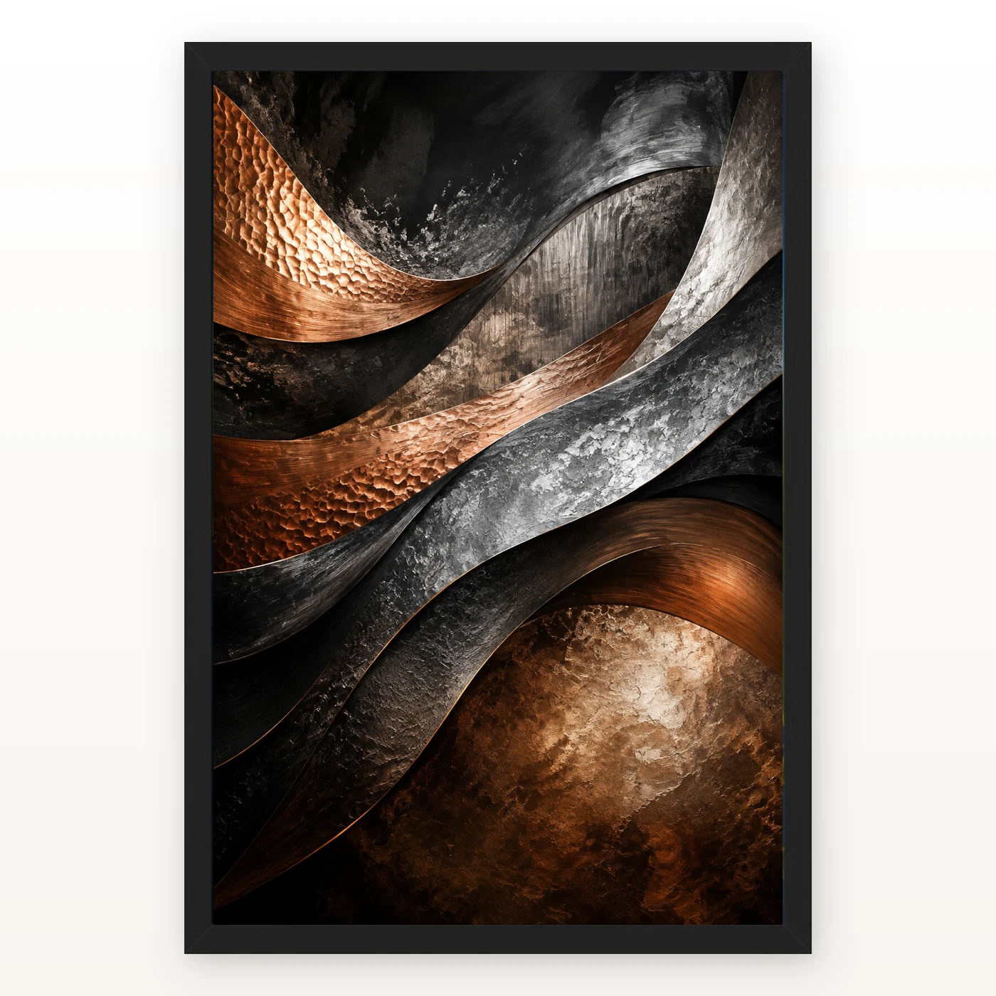 Abstract Metallic Copper Bronze Silver Luxury Premium Art Photo Frame 1 Abstract Metallic Copper Bronze Silver Luxury Premium Art Photo Frame mockup 1