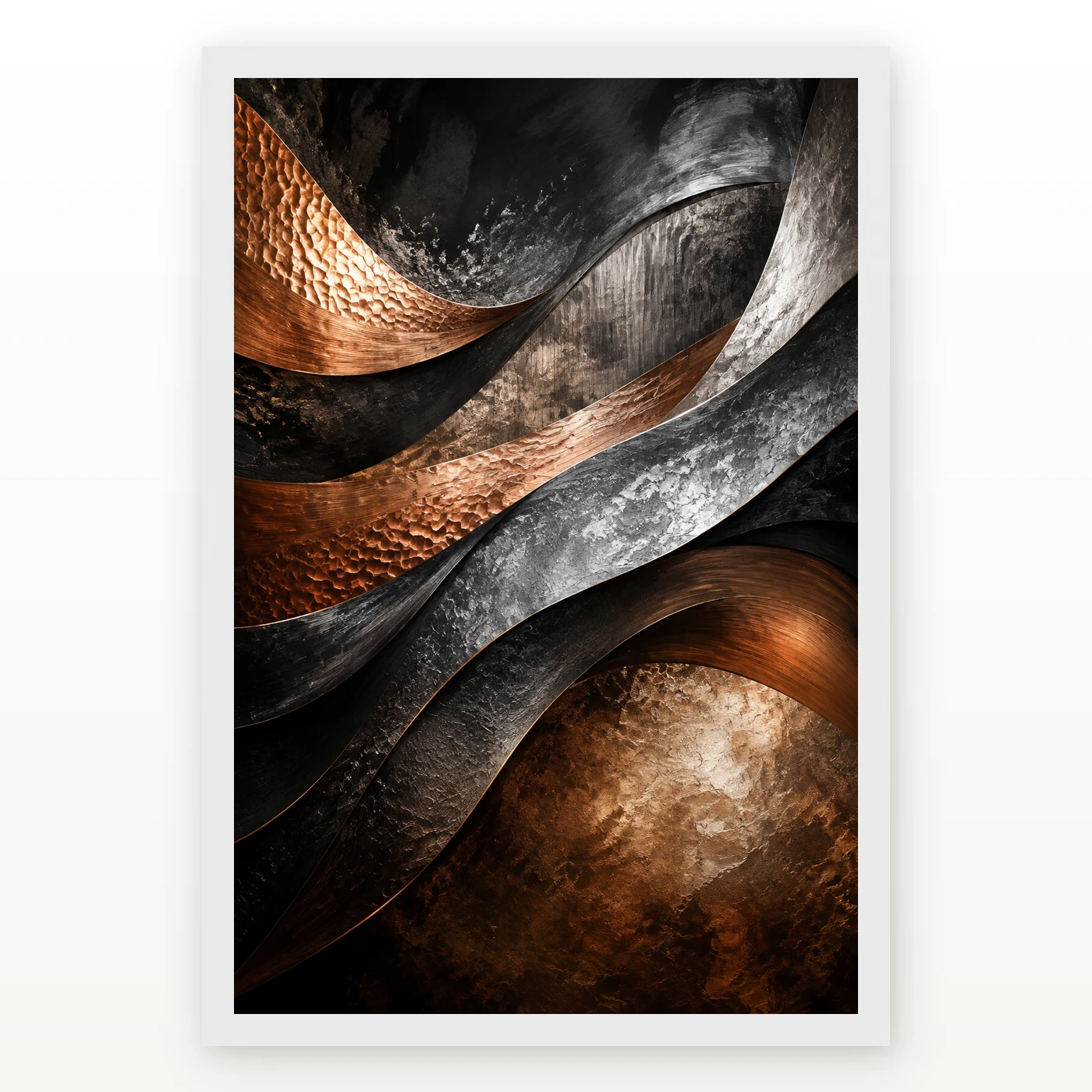 Abstract Metallic Copper Bronze Silver Luxury Premium Art Photo Frame 2 Abstract Metallic Copper Bronze Silver Luxury Premium Art Photo Frame mockup 2