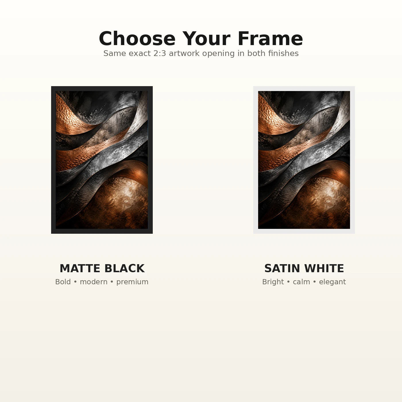 Abstract Metallic Copper Bronze Silver Luxury Premium Art Photo Frame 7 Abstract Metallic Copper Bronze Silver Luxury Premium Art Photo Frame mockup 7