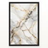 Abstract Marble Effect White Gold Veins Luxury Wall Art Photo Frame 20 Abstract Marble Effect White Gold Veins Luxury Wall Art Photo Frame mockup 1