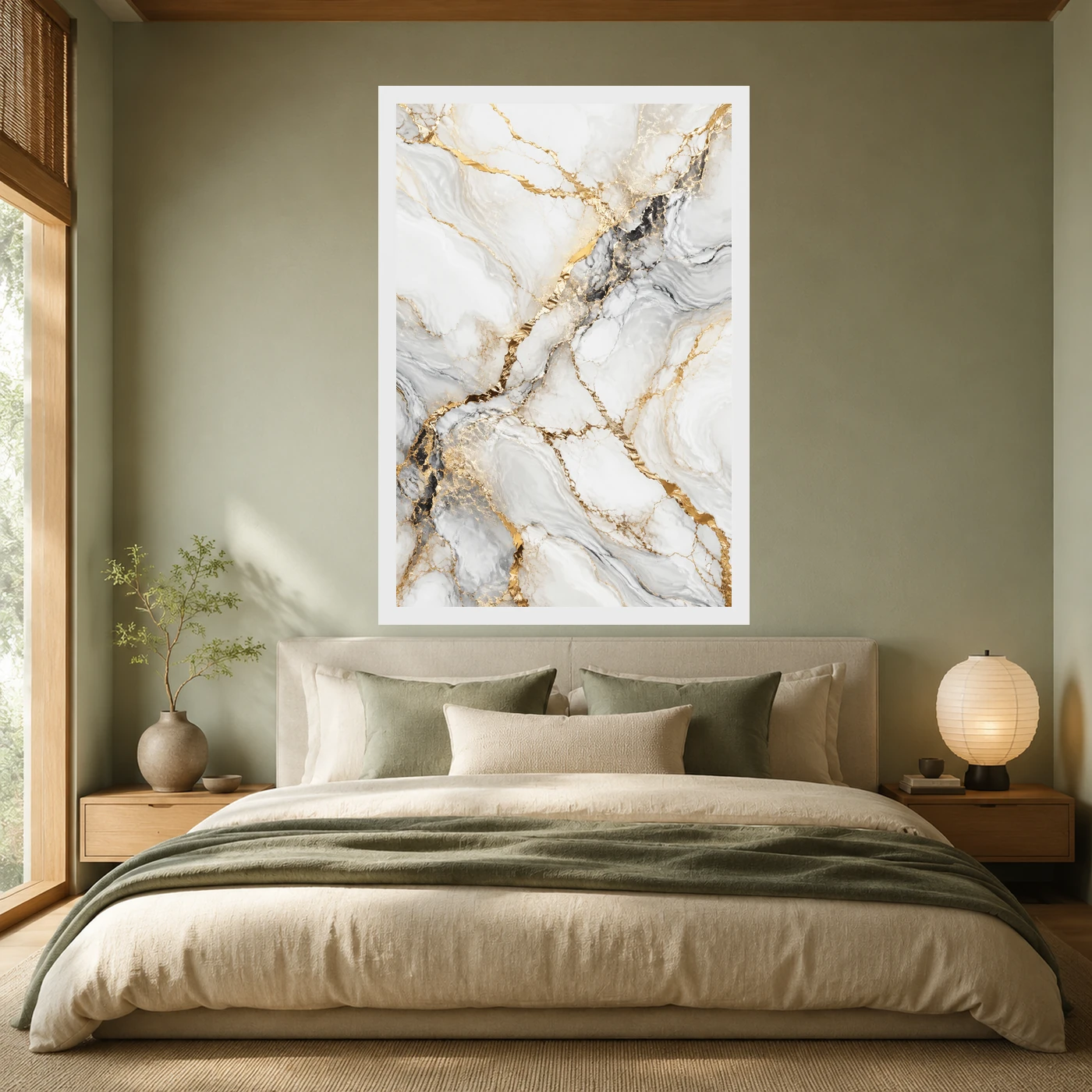 Abstract Marble Effect White Gold Veins Luxury Wall Art Photo Frame 6 Abstract Marble Effect White Gold Veins Luxury Wall Art Photo Frame mockup 6