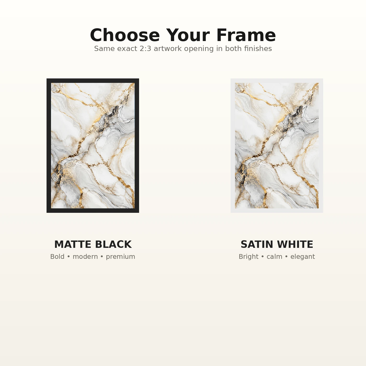 Abstract Marble Effect White Gold Veins Luxury Wall Art Photo Frame 7 Abstract Marble Effect White Gold Veins Luxury Wall Art Photo Frame mockup 7