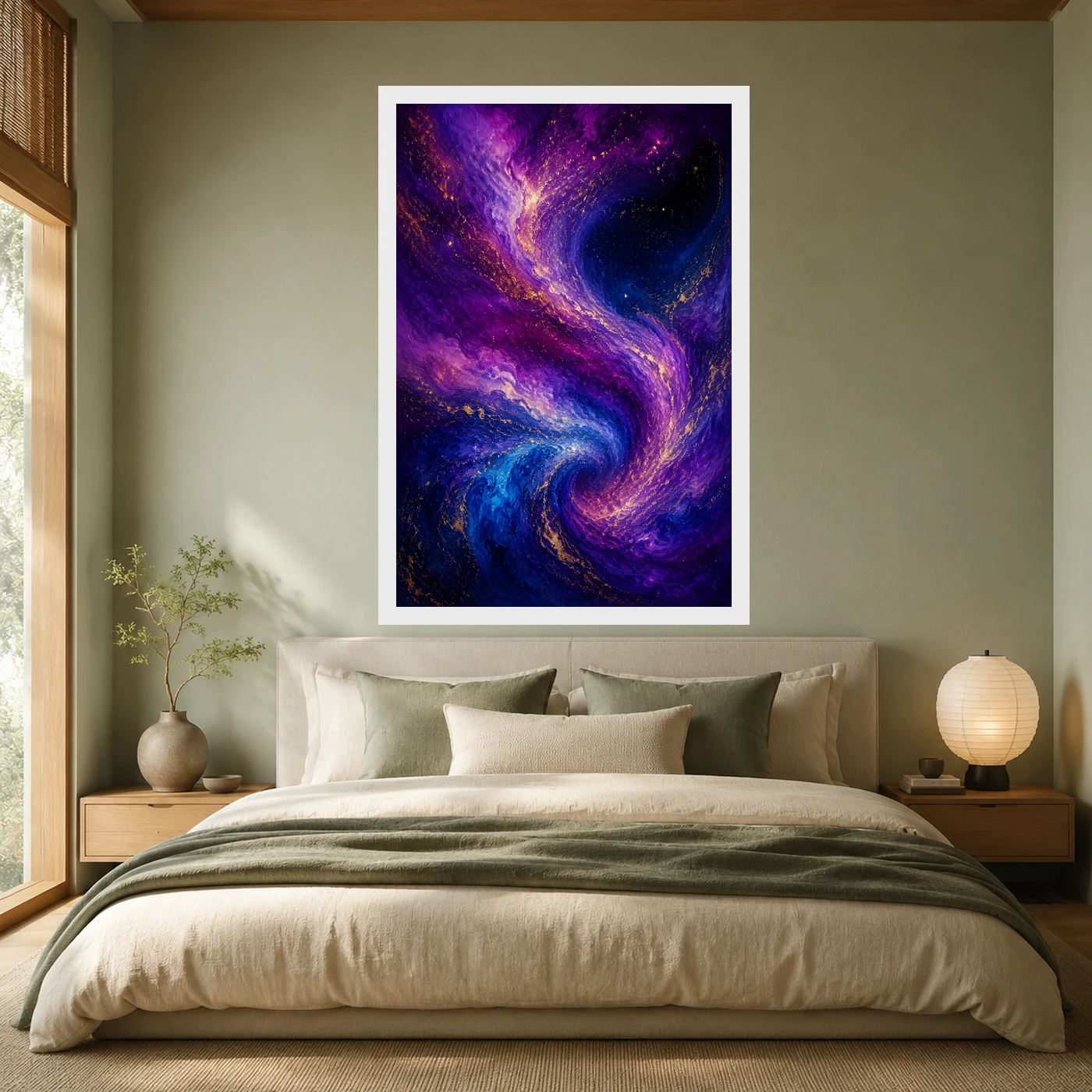 Abstract Galaxy Deep Space Purple Blue Gold Cosmic Art Photo Frame 6 Abstract Galaxy Deep Space Purple Blue Gold Cosmic Art Photo Frame mockup 6